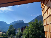 Ausblick vom Balkon